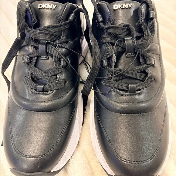 DKNY Women’s Black Sneakers - Picture 6 of 7